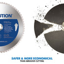 Evolution S355CPS 355mm Chop Saw With Mild Steel Cutting TCT Blade - Evolution Power Tools UK
