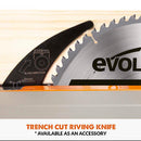 Evolution R255TBL (230V) Table Saw With 255mm Multi-Material Cutting Blade