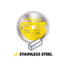 Evolution 180mm Stainless Steel Cutting 48T Blade - Evolution Power Tools UK