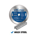 Evolution 355mm Mild Steel Cutting 66T Blade - Evolution Power Tools UK