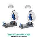 Evolution 355mm Aluminium Cutting 80T Blade - Evolution Power Tools UK