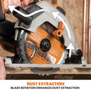 Evolution Cordless R165CCS-Li 165mm Circular Saw 18v Li-Ion EXT Inc Multi-Material Blade - Evolution Power Tools UK