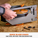 Evolution R185CCS-Li Cordless, Brushless 18v Li-Ion EXT Circular Saw With 185mm TCT Multi-Material Cutting Blade