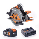 Evolution R185CCS-Li Cordless, Brushless 18v Li-Ion EXT Circular Saw With 185mm TCT Multi-Material Cutting Blade