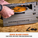 Evolution Cordless R185CCSX-Li 185mm Track Compatible Circular Saw 18v Li-Ion EXT Inc Multi-Material Blade - Evolution Power Tools UK