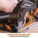 Evolution R185CCSX+ 185mm Circular Saw with TCT Multi-Material Cutting Blade - Evolution Power Tools UK