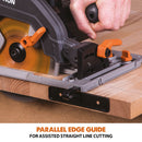 Evolution R185CCSX+ 185mm Circular Saw with TCT Multi-Material Cutting Blade - Evolution Power Tools UK