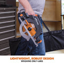 Evolution R185CCSX+ 185mm Circular Saw with TCT Multi-Material Cutting Blade - Evolution Power Tools UK