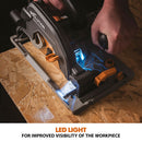 Evolution R185CCSX+ 185mm Circular Saw with TCT Multi-Material Cutting Blade - Evolution Power Tools UK