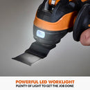 Evolution Cordless R18MLT-Li Multi-Tool 18v Li-Ion EXT With 2Ah Battery & Charger - Evolution Power Tools UK