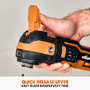 Evolution Cordless R18MLT-Li Multi-Tool 18v Li-Ion EXT With 2Ah Battery & Charger - Evolution Power Tools UK