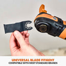 Evolution Cordless R18MLT-Li Multi-Tool 18v Li-Ion EXT With 2Ah Battery & Charger - Evolution Power Tools UK