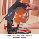 Evolution R210CMS - 210mm Compound Mitre Saw With TCT Multi-Material Cutting Blade - Evolution Power Tools UK