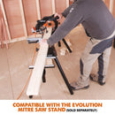 Evolution R210CMS - 210mm Compound Mitre Saw With TCT Multi-Material Cutting Blade - Evolution Power Tools UK