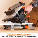 Evolution R210MTS-G2 (230V) Mitre/Table Saw With 210mm Multi-Material Cutting Blade