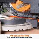 Evolution R210MTS-G2 (230V) Mitre/Table Saw With 210mm Multi-Material Cutting Blade