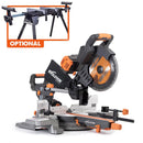 Evolution R255SMS-DB-Li Cordless 36V Li-Ion EXT Double Bevel Sliding Mitre Saw With 255mm Multi-Material Cutting Blade