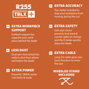 Evolution R255TBL+ (230V) Table Saw With 255mm Multi-Material Cutting Blade