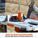 Evolution R255TBL (230V) Table Saw With 255mm Multi-Material Cutting Blade