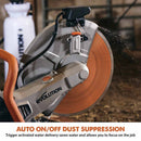 Evolution R350DCT Electric Disc Cutter/Concrete Saw With Water Dust Suppression and 350mm Premium Diamond Blade