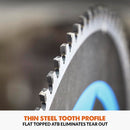 Evolution 180mm Thin Steel Cutting 68T TCT Circular Saw Blade