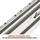 Evolution ST2800-G2 Universal 2.8m Circular Saw Track (2x 1400mm) With Self-Aligning Connectors