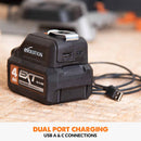 Evolution Cordless 18V Li-Ion EXT USB Charger and LED Light