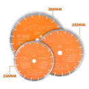 Evolution 230mm, Premium Diamond Disc Cutter Blade With High Diamond Concentration, Segmented Edge and 22.2mm Bore - Evolution Power Tools UK