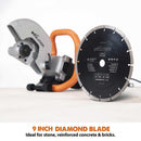 Evolution 230mm Segmented Edge, 22.2mm Bore, Concrete, Stone, Brick Cutting Diamond Blade - Evolution Power Tools UK