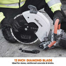 Evolution 300mm Segmented Edge, 22.2mm Bore, Concrete, Stone, Brick Cutting Diamond Blade - Evolution Power Tools UK