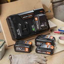 Evolution Cordless 18v 4Ah EXT Li-Ion Battery R18BAT-Li4 - Evolution Power Tools UK