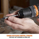 Evolution Cordless R13CMB-Li Combi Drill Driver 18v Li-Ion EXT With 2Ah Battery & Charger - Evolution Power Tools UK