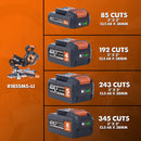 Evolution Cordless R18BAT-Li8 8Ah Li-Ion Battery 18v EXT - Evolution Power Tools UK