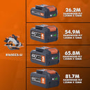 Evolution Cordless R18BAT-Li8 8Ah Li-Ion Battery 18v EXT - Evolution Power Tools UK