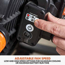 Evolution Cordless R240FAN-Li Work Fan 18v Li-Ion EXT - Evolution Power Tools UK