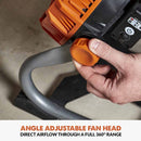 Evolution Cordless R240FAN-Li Work Fan 18v Li-Ion EXT - Evolution Power Tools UK