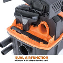 Evolution R15VAC 1000 Watt Wet & Dry Workshop Vacuum Cleaner With Power Take-off - Evolution Power Tools UK