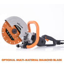 Evolution R230DCT 230mm 9" Electric Disc Cutter Concrete Saw with Diamond Blade - Evolution Power Tools UK