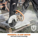 Evolution R230DCT 230mm 9" Electric Disc Cutter Concrete Saw with Diamond Blade - Evolution Power Tools UK