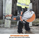 Evolution R300DCT+ 300mm 12" Electric Disc Cutter Concrete Saw with Water Fed Dust Suppression and Premium Diamond Blade - Evolution Power Tools UK