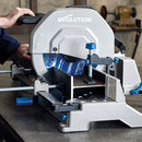 Evolution S355MCS 355mm Mitre Chop Saw Heavy Duty Metal Cutting - Evolution Power Tools UK