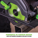 Evolution F165CCSL - 165mm Circular Saw with TCT Multi-Material Cutting Blade (230v) - Evolution Power Tools UK
