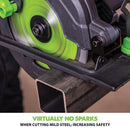 Evolution F165CCSL - 165mm Circular Saw with TCT Multi-Material Cutting Blade (230v) - Evolution Power Tools UK