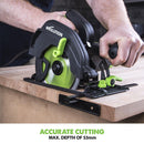 Evolution F165CCSL - 165mm Circular Saw with TCT Multi-Material Cutting Blade (230v) - Evolution Power Tools UK