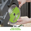 Evolution F210CMS 210mm Compound Mitre Saw With TCT Multi-Material Cutting Blade (230v) - Evolution Power Tools UK
