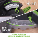 Evolution F210SMS 210mm Sliding Mitre Saw With TCT Multi-Material Cutting Blade (230v) - Evolution Power Tools UK