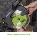 Evolution F255SMS 255mm Sliding Mitre Saw With TCT Multi-Material Cutting Blade (230v) - Evolution Power Tools UK