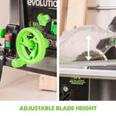 Evolution FURY5-S 255mm Table Saw With TCT Multi-Material Cutting Blade (230v) - Evolution Power Tools UK