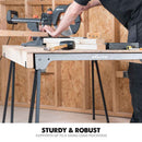 Evolution Metal Saw Horse With Folding Legs (Twin-Pack) - Evolution Power Tools UK