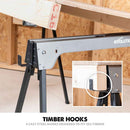 Evolution Metal Saw Horse With Folding Legs (Twin-Pack) - Evolution Power Tools UK